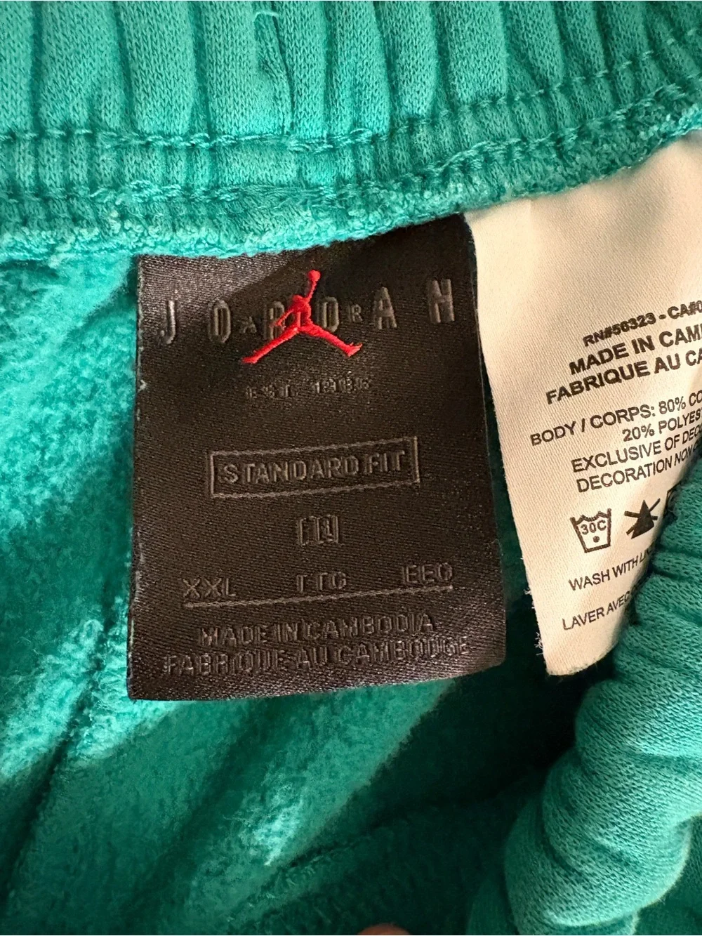 Xxl Neptune green Jordan jump man mountainside pants 2x